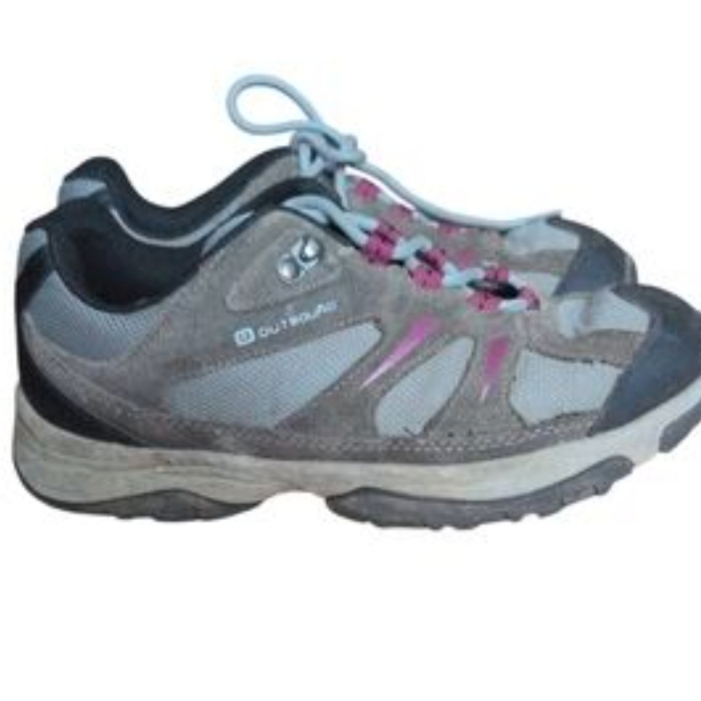 Outbound Trail Hiking Shoes Women’s Size 8 Gray Purple Lightweight Outdoor
